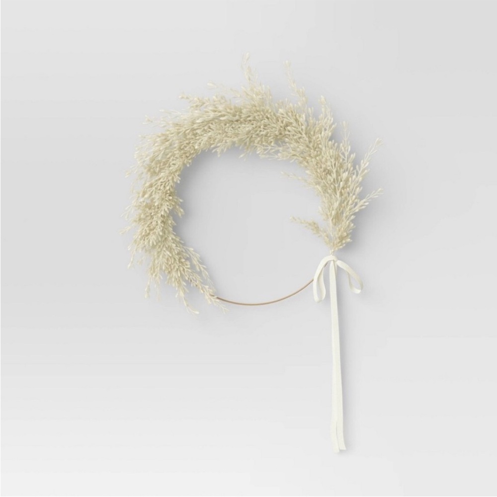 Ring Pampas Grass Wreath by Target Threshold. Lightweight & for indoor u…